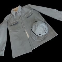 1950'ler Kore Savaşı Türk Askeri Kıyafet (Ceket-Pantalon-Şapka) (48-E/M Beden) Sıfır Ürün