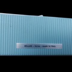 Açık Mavi Renk İtalyan Olivetti Daktilo Çalışır Durumda (Çantasız)
