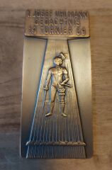 4.5x10 cm. Polonya Bronz Madalyon (1969)