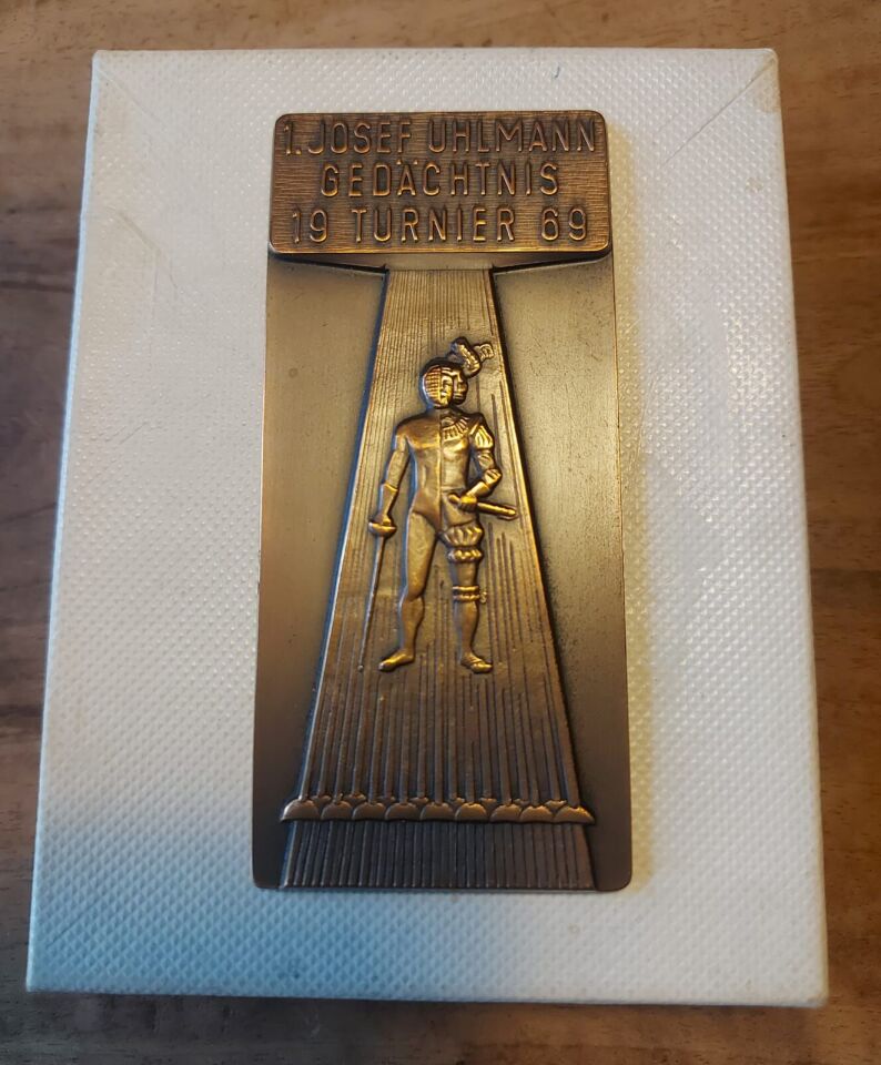 4.5x10 cm. Polonya Bronz Madalyon (1969)