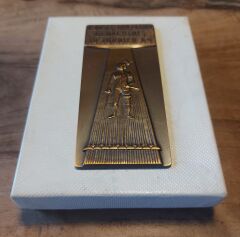 4.5x10 cm. Polonya Bronz Madalyon (1969)