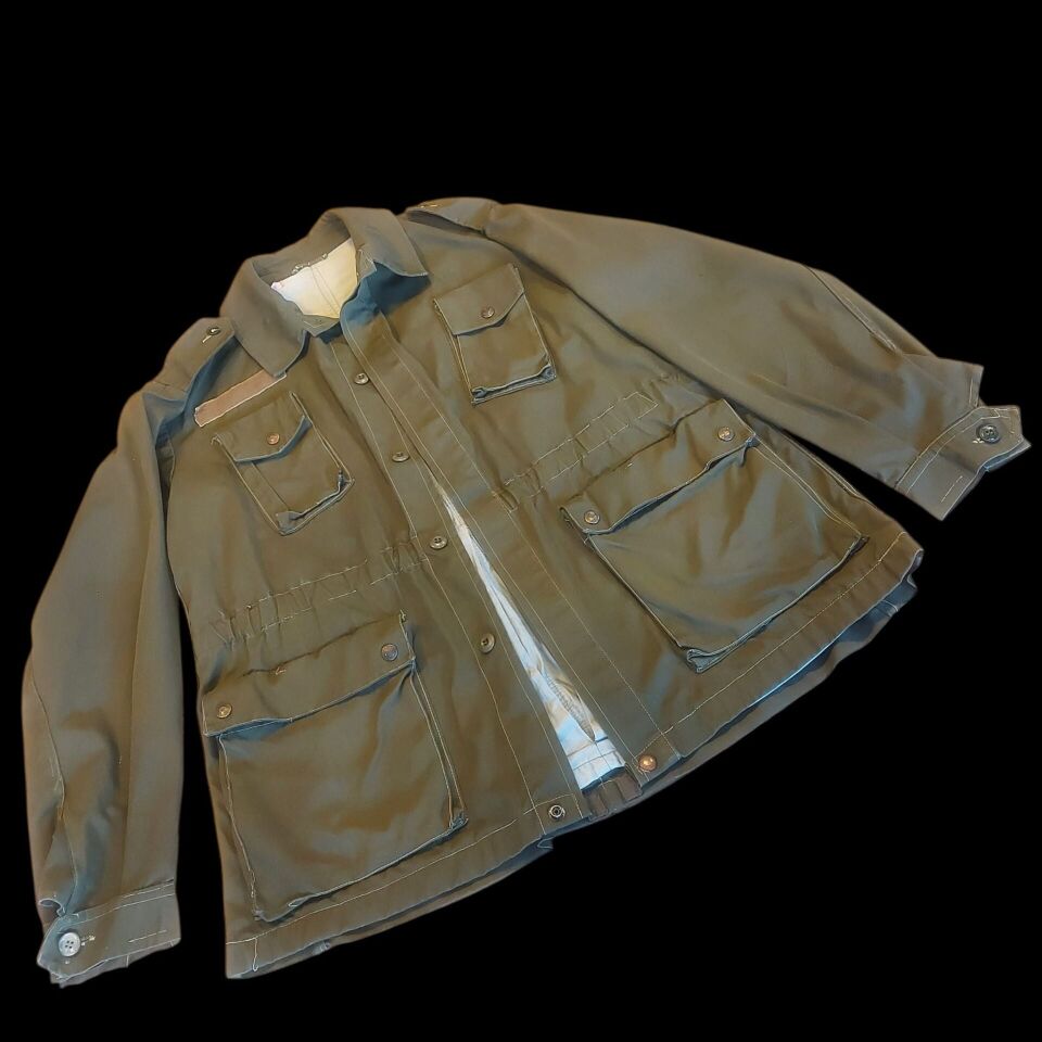 Nato Grey İtalyan Kara Kuvvetleri Saha Ceketi (Modello Roma 75) (XL Beden)