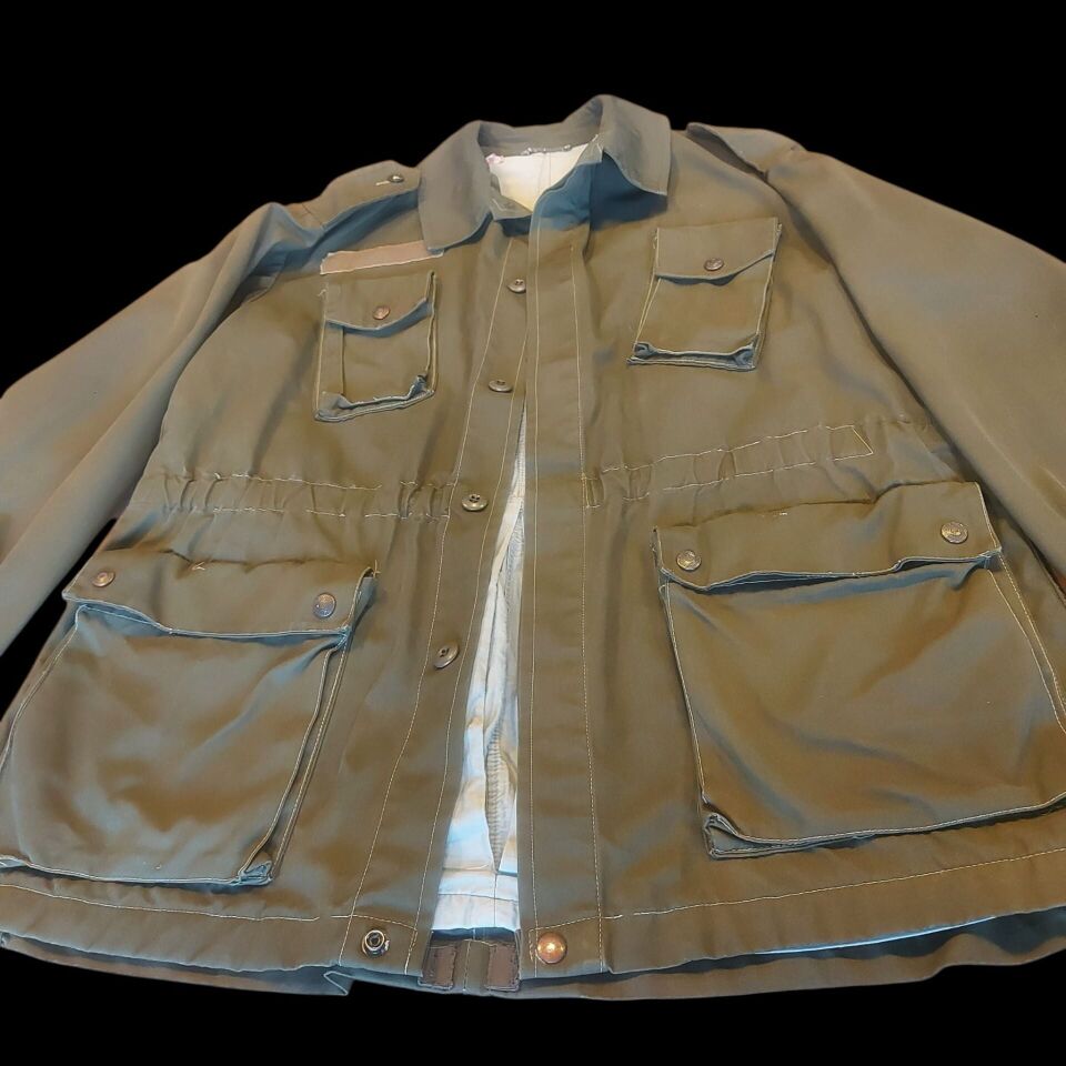 Nato Grey İtalyan Kara Kuvvetleri Saha Ceketi (Modello Roma 75) (XL Beden)