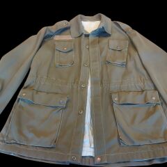 Nato Grey İtalyan Kara Kuvvetleri Saha Ceketi (Modello Roma 75) (XL Beden)