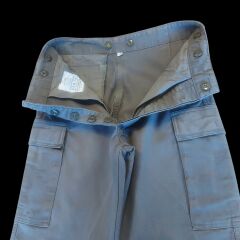 Haki Renk Alman Ordusu (Bundeswehr) Tarzında Üretilmiş Moleskin Pantalon (48-M Beden)