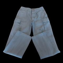 Haki Renk Alman Ordusu (Bundeswehr) Tarzında Üretilmiş Moleskin Pantalon (48-M Beden)