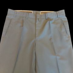 Kahve-Bej 1970-1980'ler Alman Resmi (Dienstanzug)Günlük Hizmet Pantalonu (Extra Long S Beden) Sıfır Ürün