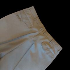 Kahve-Bej 1970-1980'ler Alman Resmi (Dienstanzug)Günlük Hizmet Pantalonu (Extra Long S Beden) Sıfır Ürün