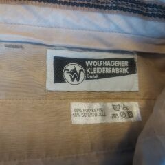 Kahve-Bej 1970-1980'ler Alman Resmi (Dienstanzug)Günlük Hizmet Pantalonu (Extra Long S Beden) Sıfır Ürün