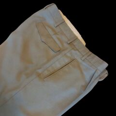 Kahve-Bej 1970-1980'ler Alman Resmi (Dienstanzug)Günlük Hizmet Pantalonu (Extra Long S Beden) Sıfır Ürün