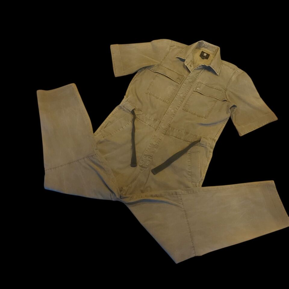 Haki Renk Denim Tulum Modeli (G-Star Raw) (L Beden)