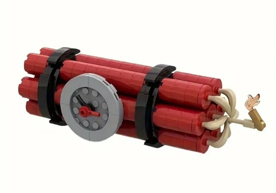 MOC-TNT Patlayıcı Motifli Lego Ürün (Demonte Vaziyette)