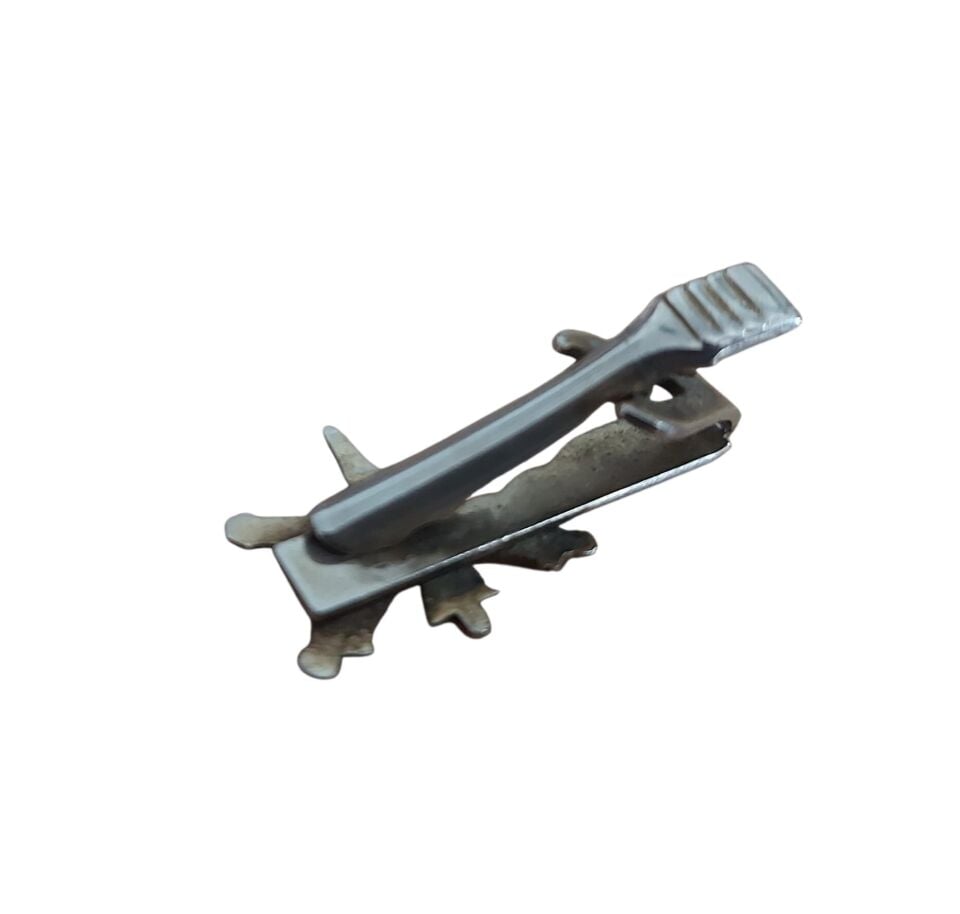 3.5 cm. 1950-1960'lar  Topçu Subay Metal Kravat İğnesi