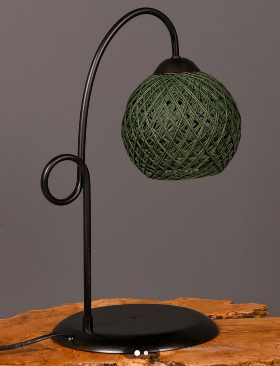 Haki Yeşil Violet Abajur