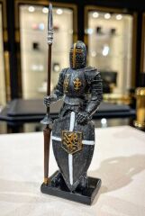 12.5 cm. Ortaçağ Savaşçı Asker Modeli