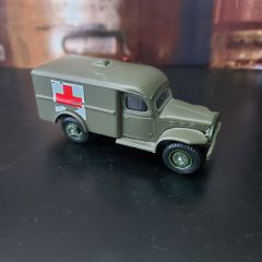 10x3.5x4.5 cm. Oyuncak Askeri Ambulans (Kaliteli Sert Plastik)