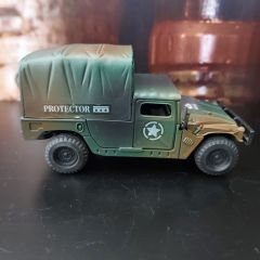 13x6.5x7.5 cm Oyuncak Kurmalı  Askeri Kamyonet