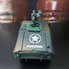 13x6.5x7.5 cm. Oyuncak Kurmalı Silahlı Hummer Askeri Araç