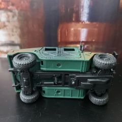 13x6.5x7.5 cm. Oyuncak Kurmalı Silahlı Hummer Askeri Araç