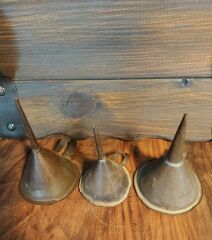 Vintage 3'lü Metal Huni Lotu