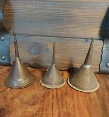 Vintage 3'lü Metal Huni Lotu