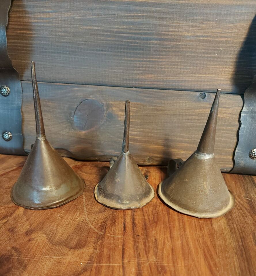 Vintage 3'lü Metal Huni Lotu