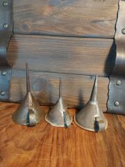 Vintage 3'lü Metal Huni Lotu