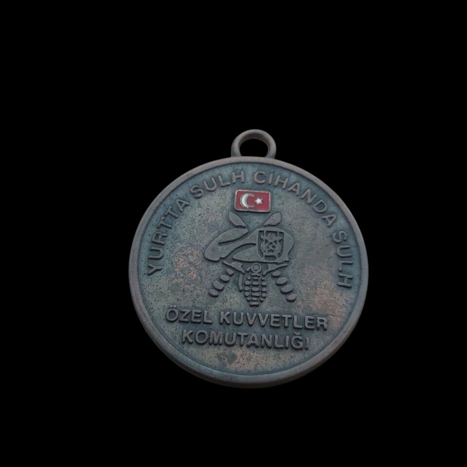 3.5 cm. Çap Özel Kuvvetler Bronz Madalyon