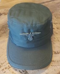 Ww2 Alman Motifli Haki Şapka Modeli (Ayarlanabilir)