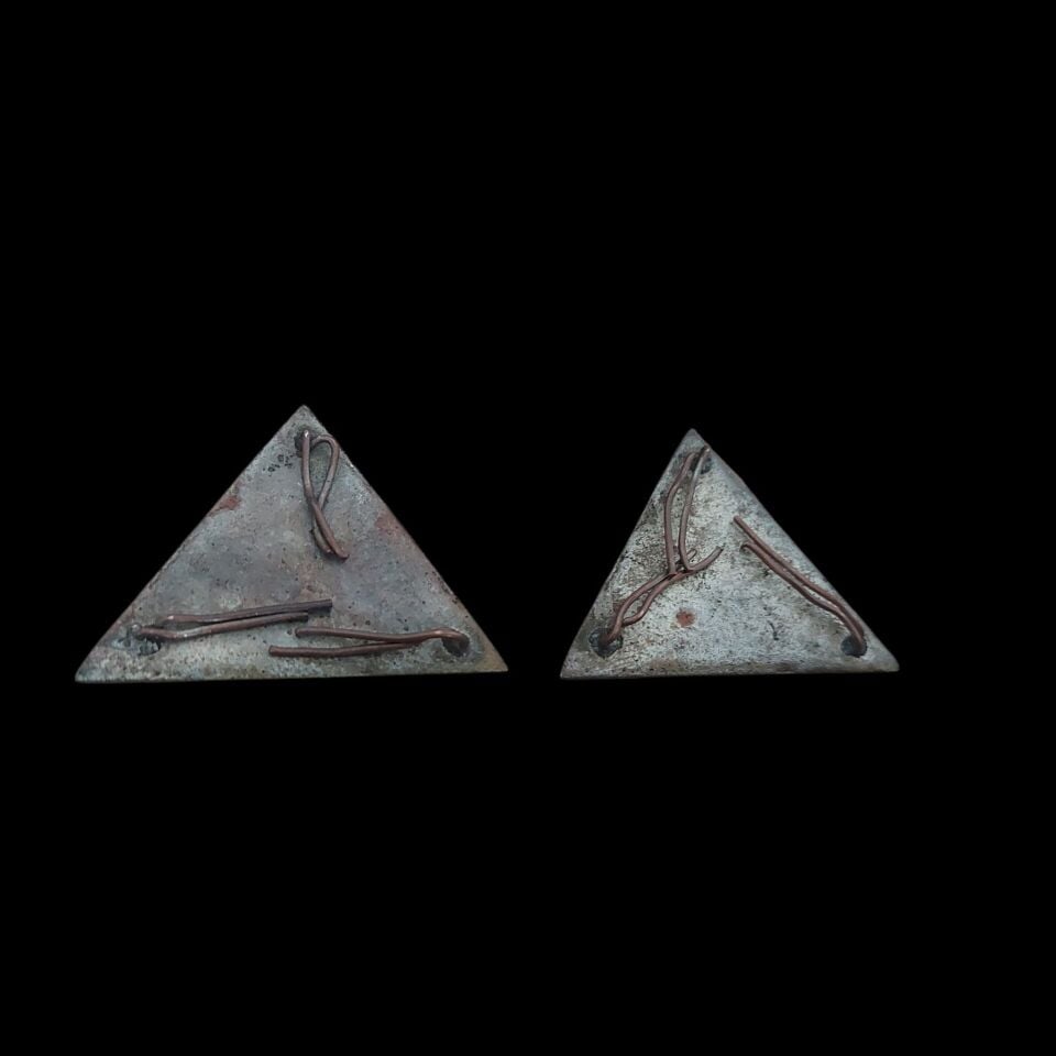 3.9x3.9x4.2 cm. Ww1 Prinç Subay İspolet (Çift)
