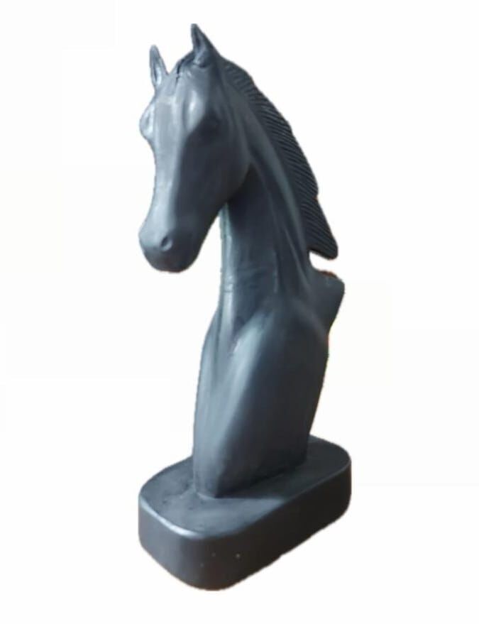 23 cm. At Figürlü Biblo (Polyester Malzeme)