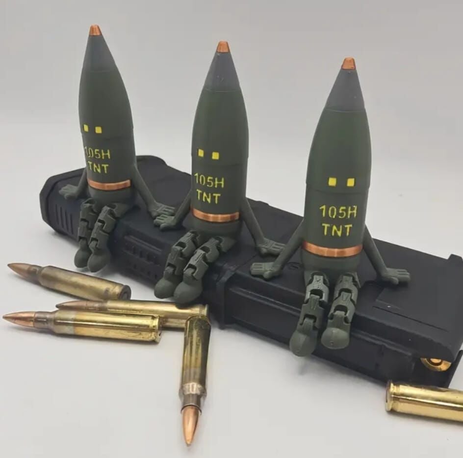 9 cm. Dekoratif Minyatür Roket Figürü (Ayaklar Hareketli) (1 Adet)