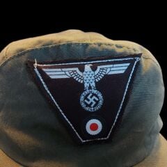 Haki Renk Ww2 Alman Dağ Birlikleri (Gebirgsjöger ) M43 Reprodüksiyon Şapka (58-59 Numara)