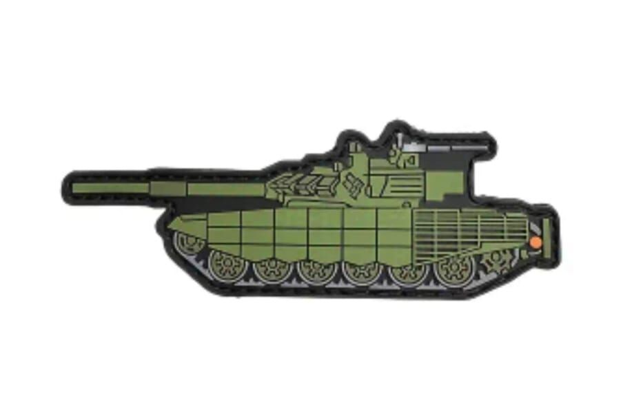 11x4 cm. Tank Motifli Plastik Yama