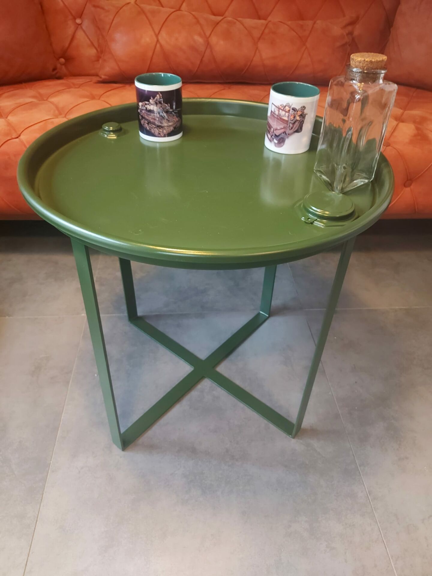 Metal Sini Sehpa Modeli