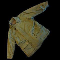 Haki Renk 1970'ler Gora Parka (Keçe Astar)  Unisex  (L-XL Beden) Sıfır Ayarında
