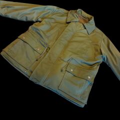 Haki Renk 1970'ler Gora Parka (Keçe Astar)  Unisex  (L-XL Beden) Sıfır Ayarında