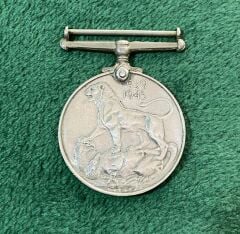 3.5 cm. Çap Ww2 Hizmet Madalyası Britanya (1939-1945)