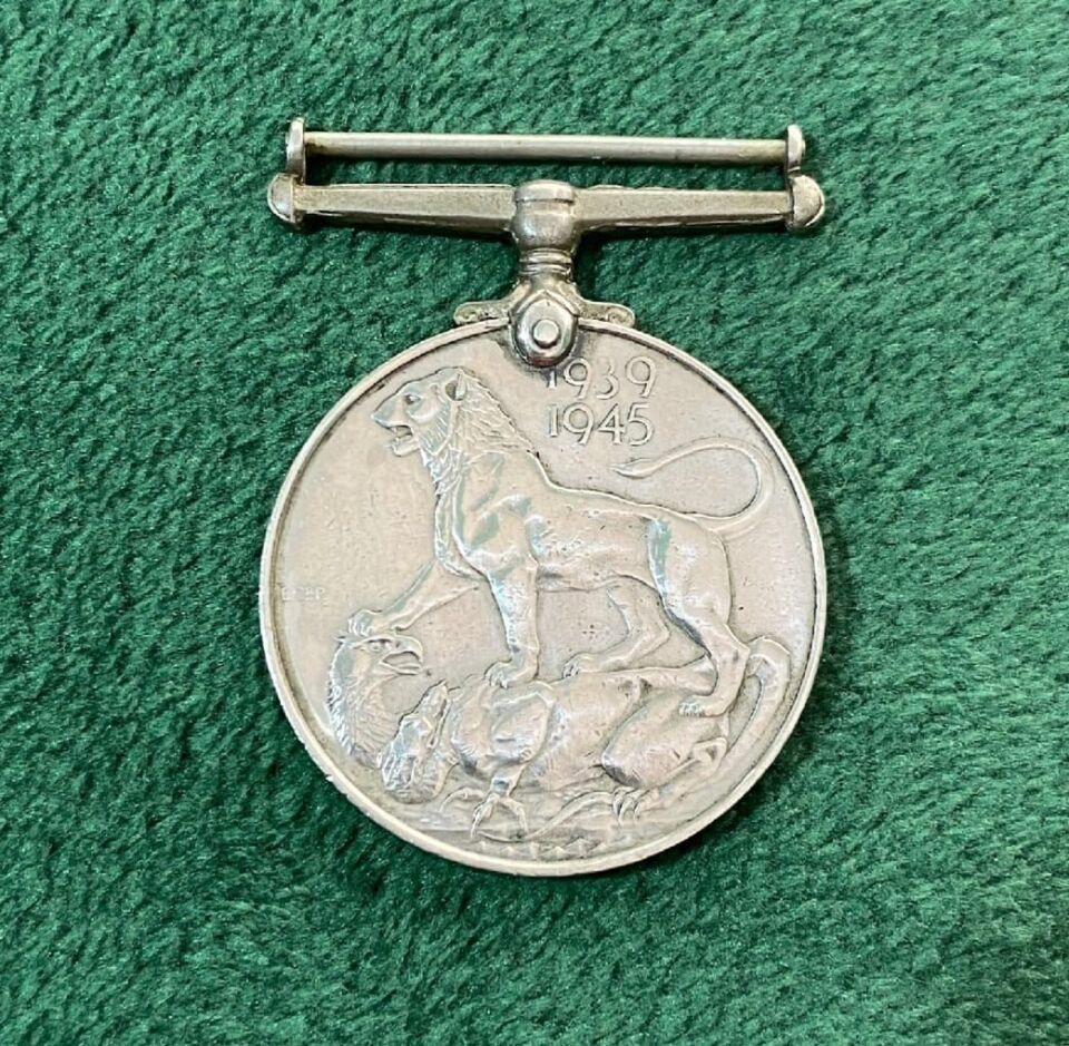 3.5 cm. Çap Ww2 Hizmet Madalyası Britanya (1939-1945)