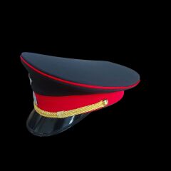 Siyah Renk Ww2 Genel SS General Siperli Şapka  (55-59 Numara)