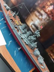 36 cm. HMS Hood Savaş Gemisi 1/720 Ölçek Monte