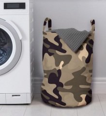 Kamuflaj Çamaşır Sepeti Model-2