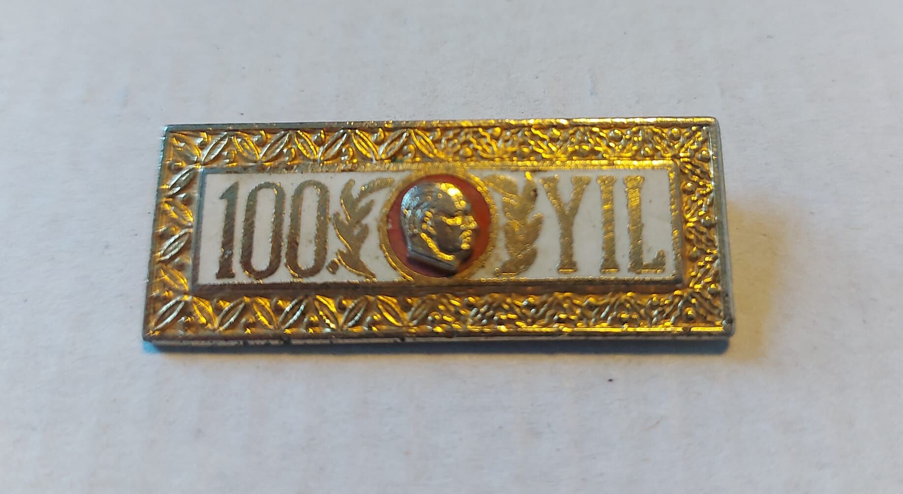 100.Yıl Atatürk Rozet Modeli