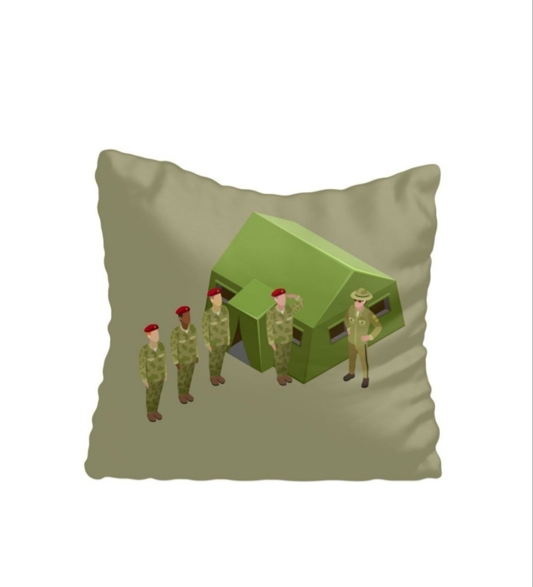 Askeri Üs Modeli Kırlent