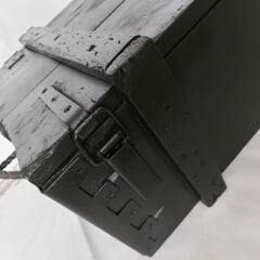 67x51x28 cm. Vintage Mühimmat Sandık Modeli