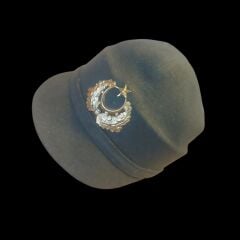 Erken Cumhuriyet ve Ww2 Dönemi Türk Subay Sahra Kepi-1 (57-58 Numara) Sıfır Ürün
