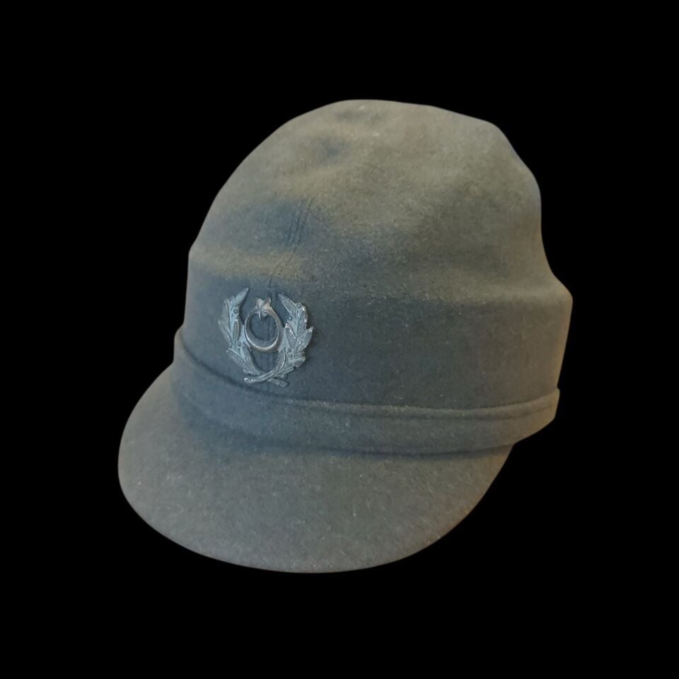 Erken Cumhuriyet ve Ww2 Dönemi Türk Subay Sahra Kepi-2 (56-57 Numara) Sıfır Ürün
