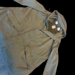 (1960-1980) Haki Renk Fransız Ordusu M-64 Parka Miflonlu Unisex (M-L Beden)