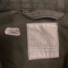1981 Hollanda Kraliyet Kara Kuvvetleri Dış Giyim Gömleği Unisex (M Beden)