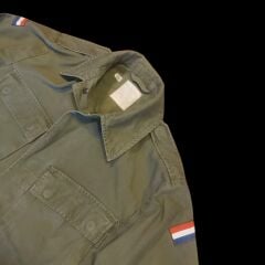 1981 Hollanda Kraliyet Kara Kuvvetleri Dış Giyim Gömleği Unisex (M Beden)